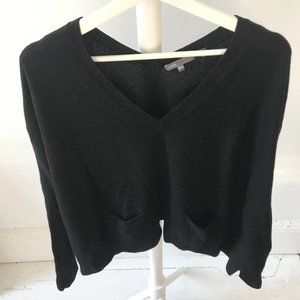 Vince Cashmere Sexy Double V Sweater Swingy
